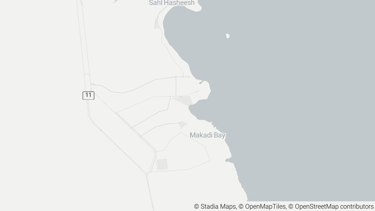Map of Extra Fun Divers Makadi Bay