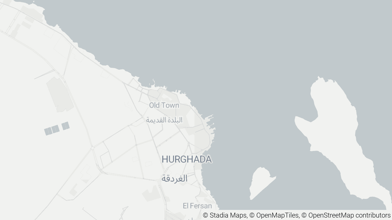 Map of Hurghada Splash Boat