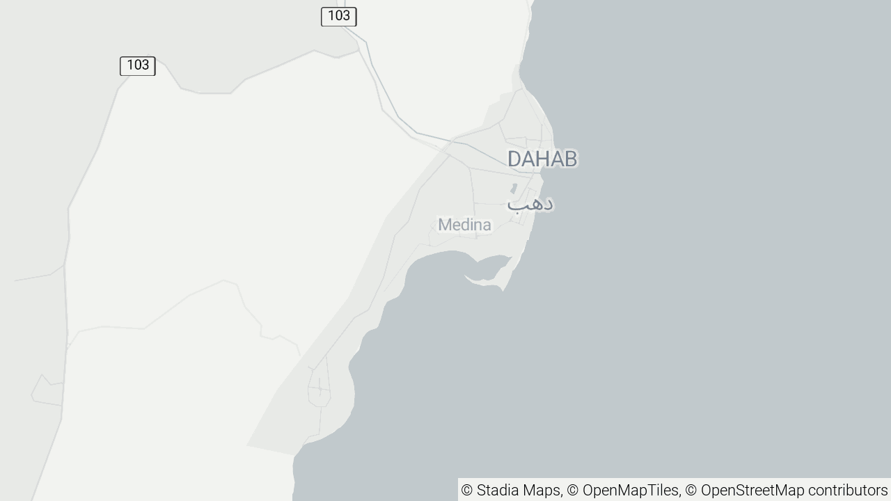 Map of Extra Divers Dahab