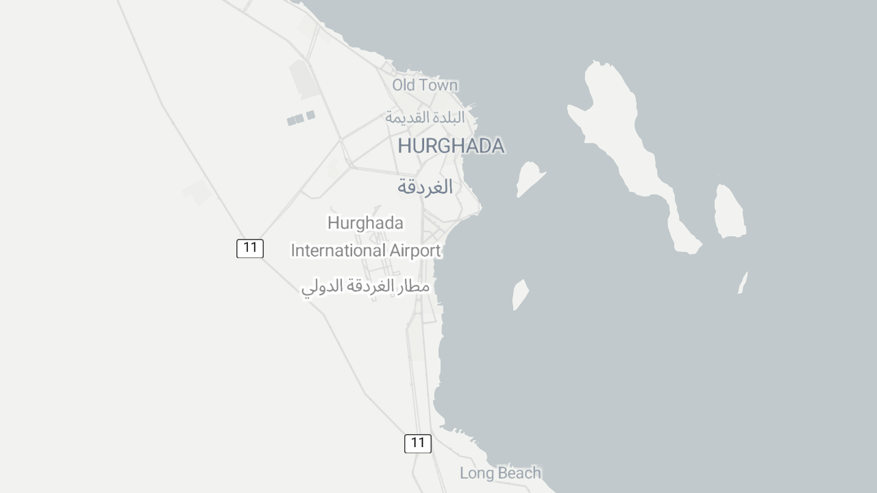 Map of Blue Corner Dive Club - Hurghada