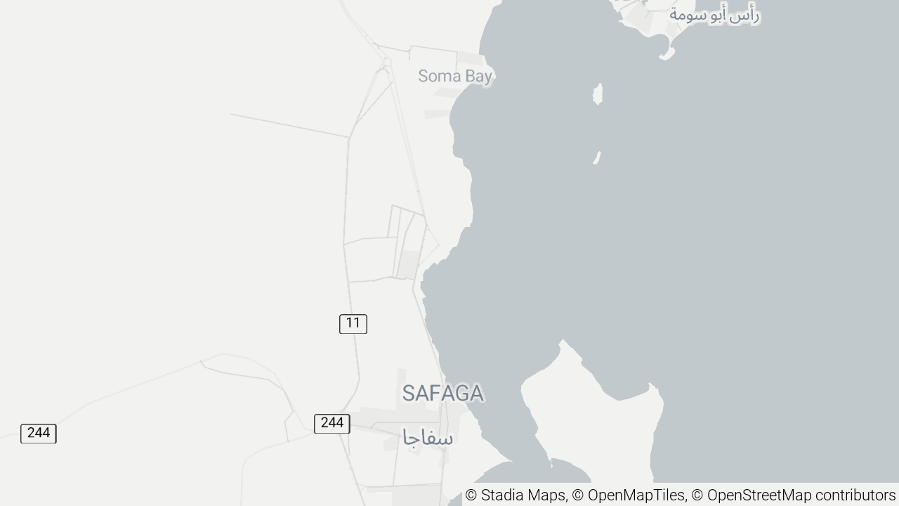 Map of Orca Dive Club Safaga