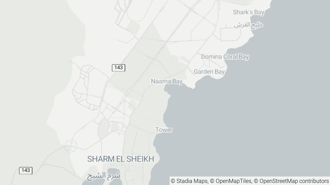 Map of Emperor Divers Sharm El Sheikh