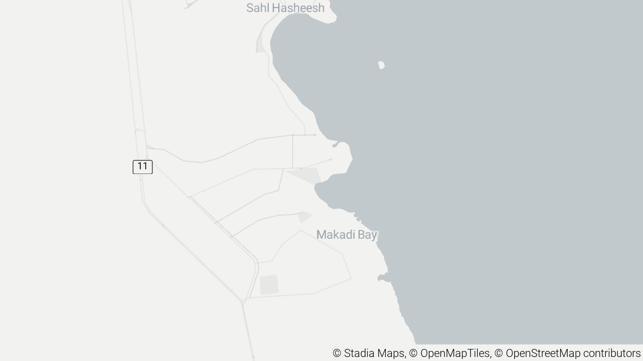 Makadi Bay House Reef location map