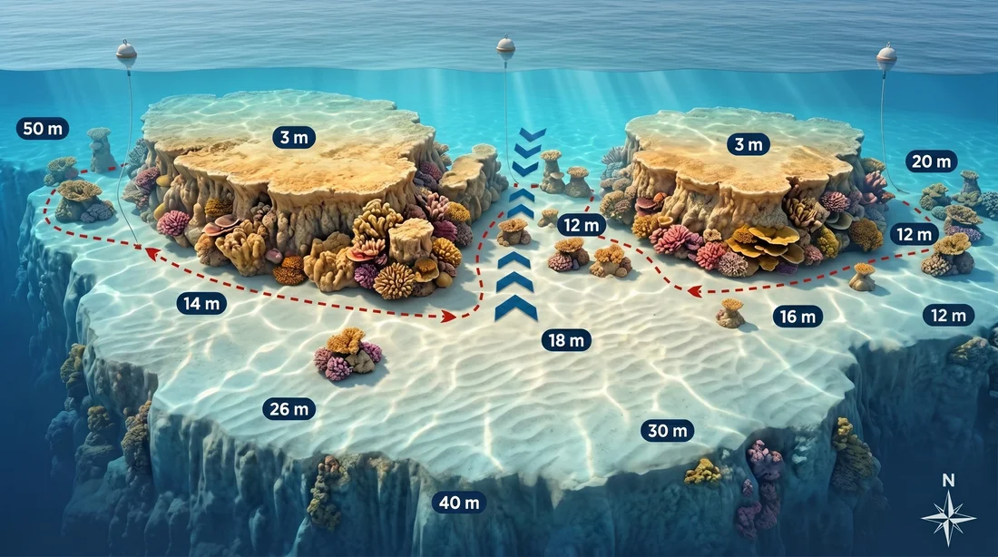 Carless Reef dive site map