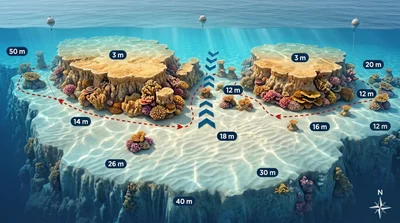 Carless Reef dive site map