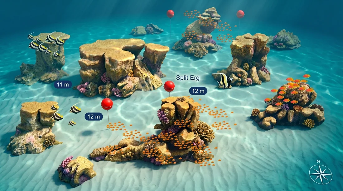 El Erug dive site map