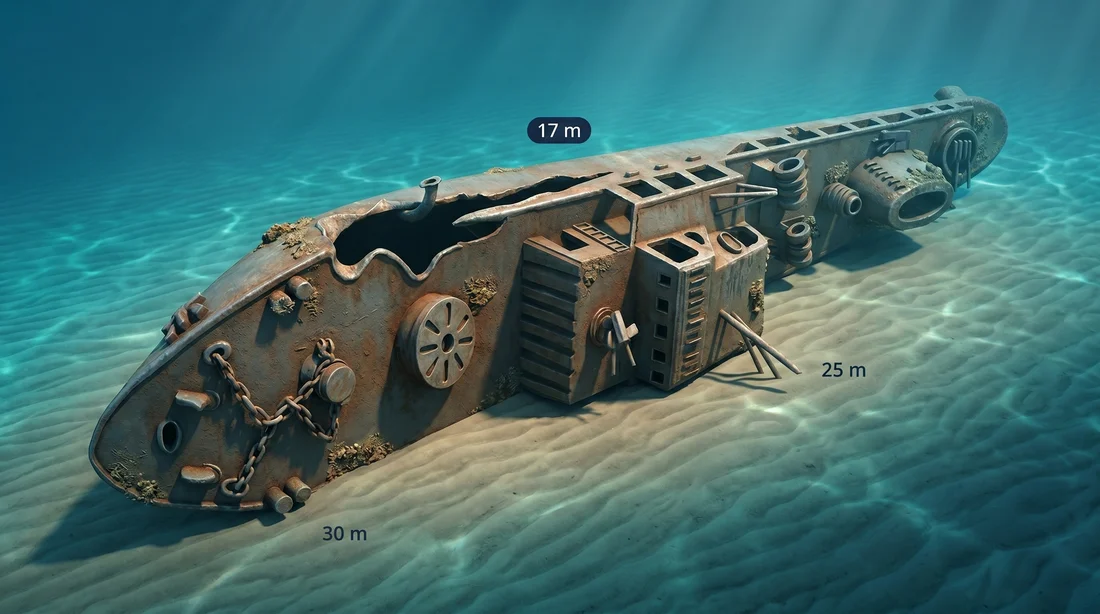El Minya dive site map