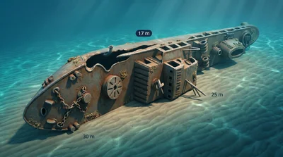 El Minya dive site map