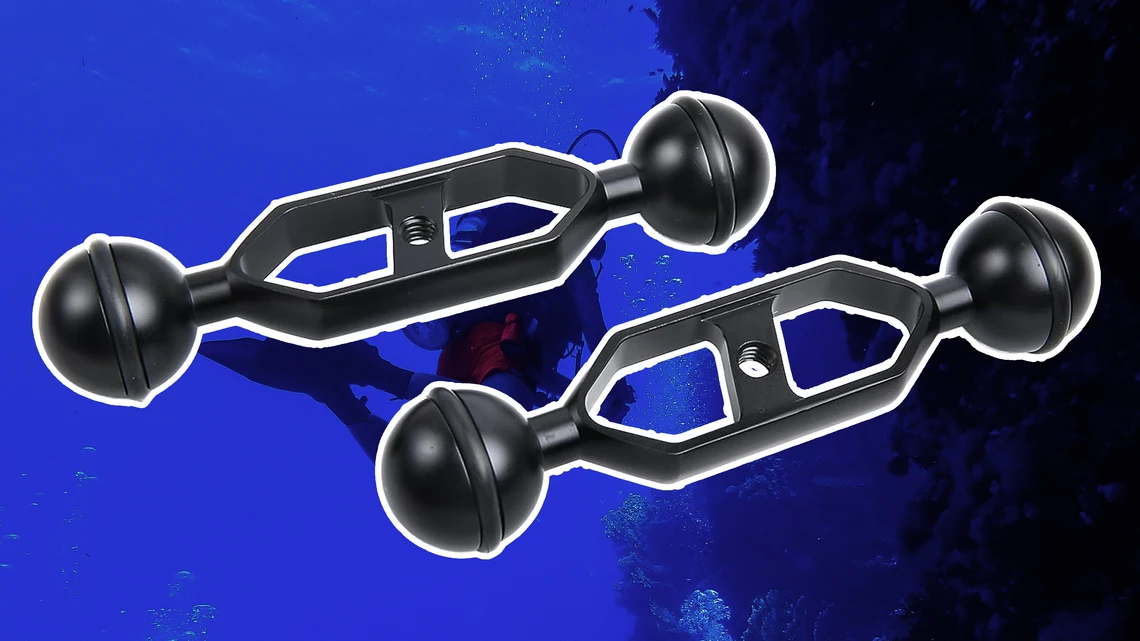 LetonPower Aluminum double-ball arm, pair