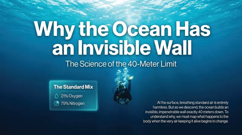Why the Ocean Has an Invisible Wall: The Science of the 40-Meter Limit